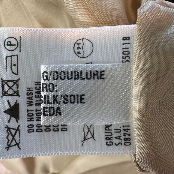 Escada Silk Cropped Blazer | Gold | SZ 42 (12) - Picture 12 of 13